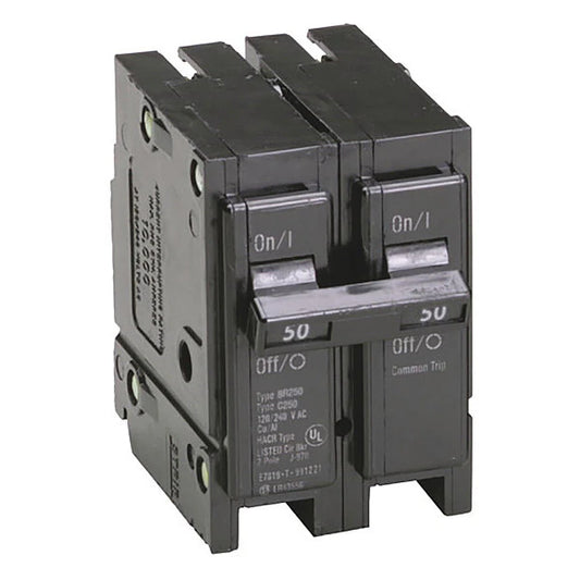 Eaton 50 Amp Double-Pole Type-BR Circuit Breaker