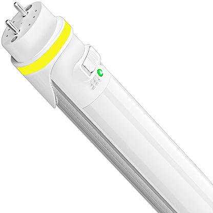 4 ft. LED T8 Tube Lamp with Emergency Backup - Type B Ballast Bypass (2 Pack)