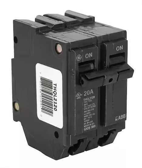 THQL2120- GE 20amp Double Pole Circuit Breaker