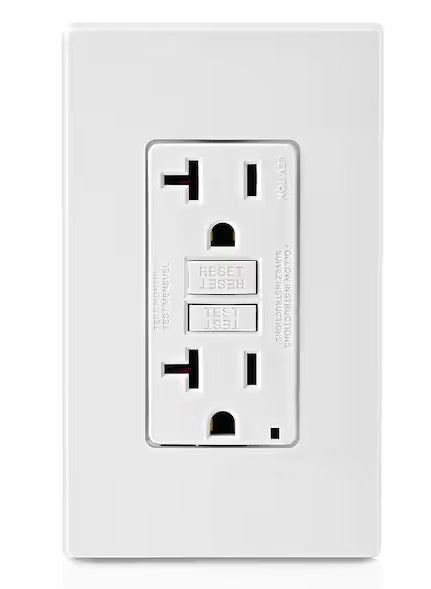 20A Gfci Tamper Resistant Outlet