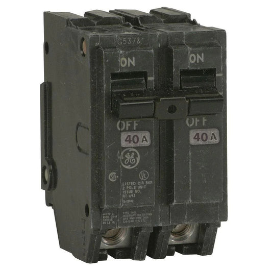 General Electric THQL2140 2 Pole 40 Amp Circuit Breaker.