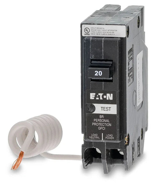 Eaton BRN120GF 1 Pole Ground Fault Circuit Breaker