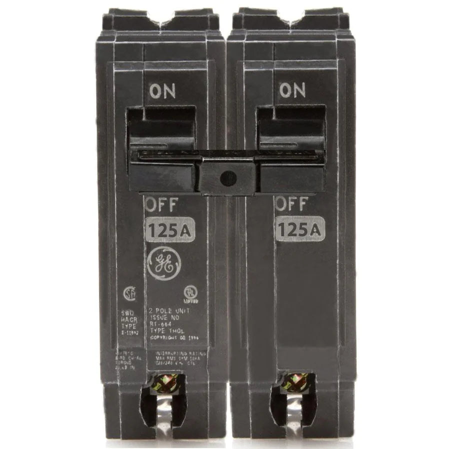 THQL21125 - GE 125 Amp Double Pole Circuit Breaker