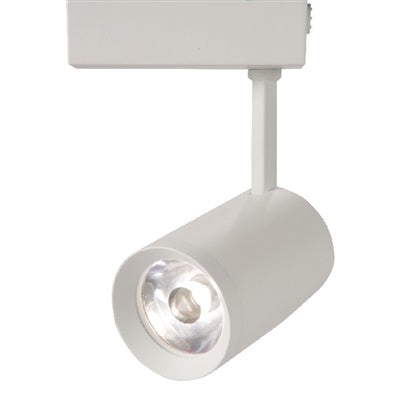 Halo Track Lighting L81211FL9040P Mini LED Accent Cylinder Track Fixture, 1100 Lumens, Flood Distribution, 90 CRI, 4000K Color Temperature, 120V, White