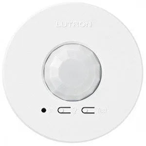 Lutron LRF2-OCR2B-P-WH Radio Powr Savr Wireless Ceiling-Mounted Occupancy Sensor, White