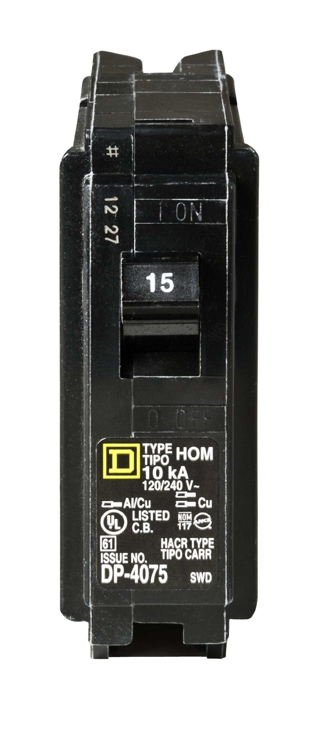 HOM115CP Homeline 15-Amp Single-Pole Circuit Breaker