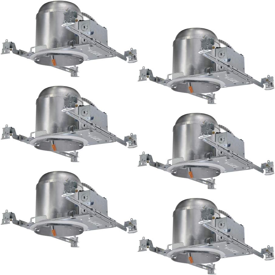 Halo Recessed H750ICAT-6PK LED Housing, IC Air-Tite, for listed LED Modules (6 Pack), 6"