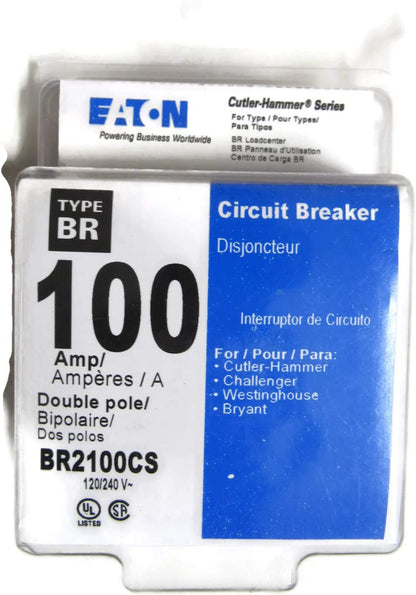 Eaton 100 Amp Double-Pole Type-BR Circuit Breaker