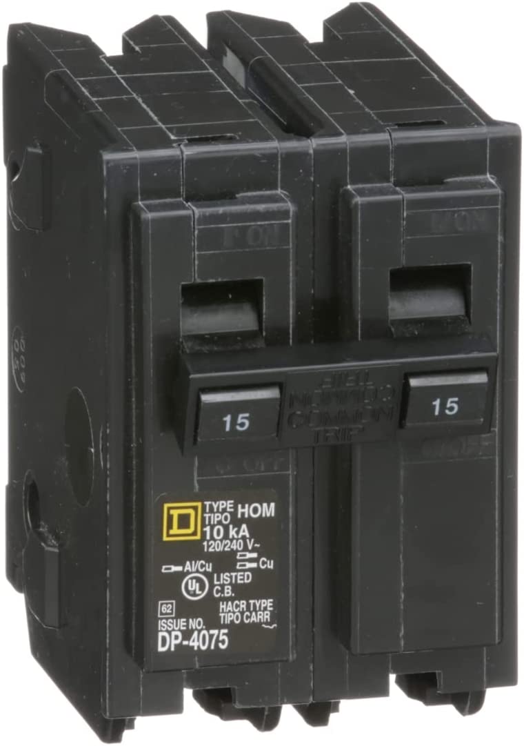 HOM215CP Homeline 15-Amp Double-Pole Circuit Breaker