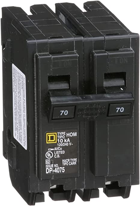 HOM270CP Homeline 70-Amp Double-Pole Circuit Breaker