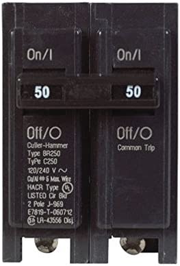 Eaton 50 Amp Double-Pole Type-BR Circuit Breaker