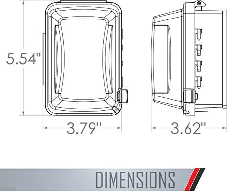 MM510C Single-Gang Horizontal/Vertical Weatherproof Receptacle Cover, 3.75 Inches Deep, Clear