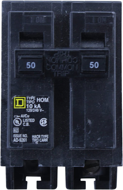 HOM250CP Homeline 50-Amp Double-Pole Circuit Breaker