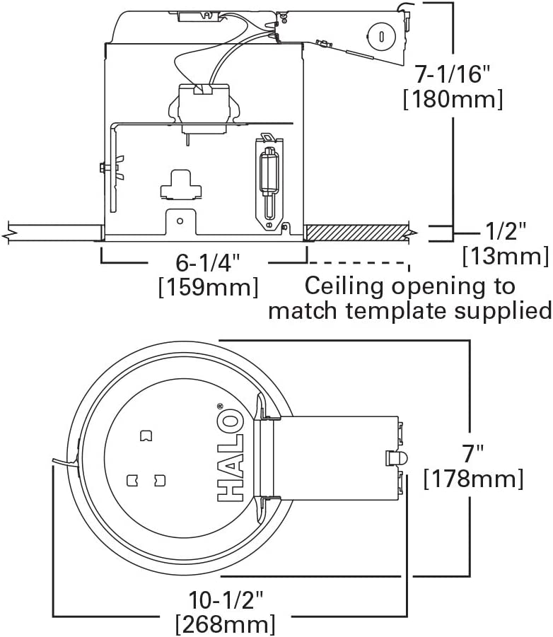 6 in. Aluminum Recessed Lighting Housing for Remodel Ceiling, Insulation Contact, Air-Tite (6 pck)