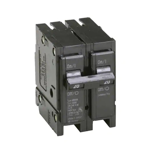 Eaton 20 Amp Double-Pole Type-BR Circuit Breaker