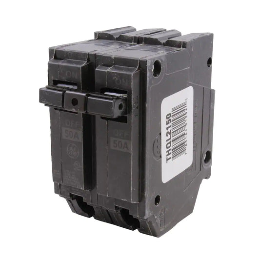 General Electric THQL2150 Thick Series 2-Pole 50-AMP Circuit Breaker, 50 amp