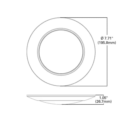 HLC 6 in. CCT Integrated LED Recessed Light Trim (3-Pack)